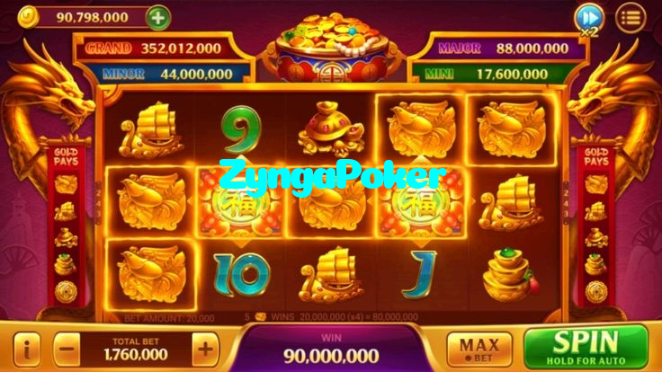 ZyngaPoker casino presented on mobile device in Pakistan with slots and live games